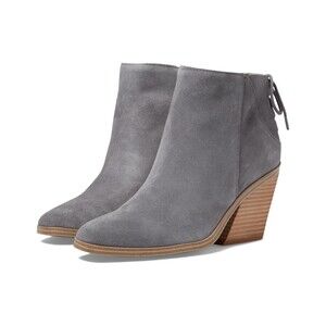 Lucky Brand Mikasi Excalibur Oiled Suede Lace Up Booties/Boots Sz 6 1/2 +++